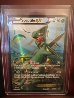 Pokemon TCG Sceptile-EX Holo Full Art Ultra Rare Card Ancient Origins 84/98 - Image 1