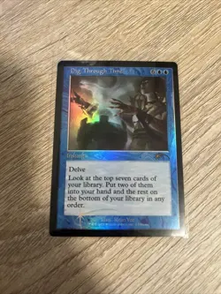 2x Dig Through Time - Foil Retro Frame Promo Love Your LGS LP MTG - Image 1