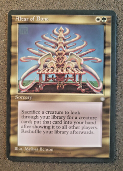 MTG - ICE AGE - ALTAR of BONE - NEAR MINT - NEVER PLAYED MAGIC (DS3D1PE)...... - Image 1