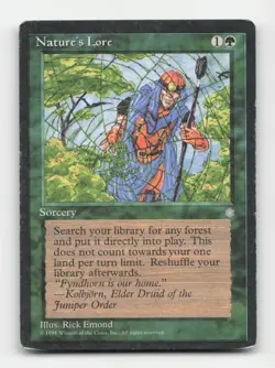 Nature's Lore Ice Age #143 Magic the Gathering Uncommon - Image 1