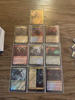 MTG Tyranid Swarm Collector's Edition Commander Deck NM Double Sleeve Surge Foil - Image 2