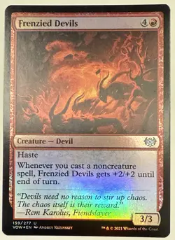 Frenzied Devils Foil (159) Innistrad: Crimson Vow VOW MTG Magic - Image 1