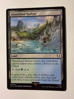 Hinterland Harbor #317 | NM Near Mint | LTC Lord of the Rings Magic MTG - Image 1
