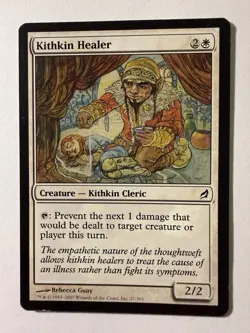 MTG Magic the Gathering Kithkin Healer (27/312) Lorwyn LP - Image 1