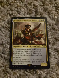 MTG Commissar Severina Raine - Universes Beyond: Warhammer 40,000 (40K) - Image 1