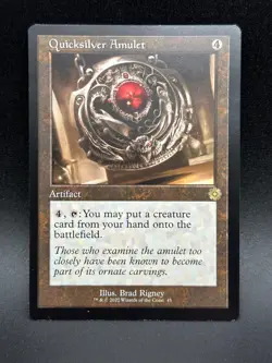 MTG Quicksilver Amulet R The Brother's War Retro Artifacts #145 - Image 1