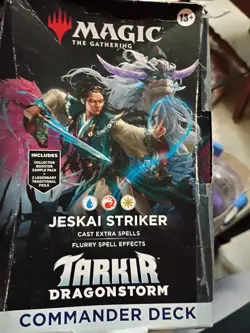 Magic the Gathering Tarkir Dragonstorm Jeskai Striker Commander Deck - Image 1