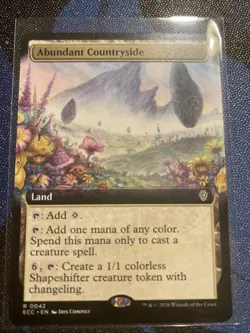 Abundant Countryside (Extended Art) Commander: Lorwyn Eclipsed Regular - Image 1