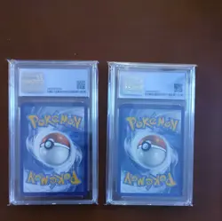 CGC Mint 9 & 8 Charizard GX Pokemon 9/68 & Promo Hidden Fates - Image 2