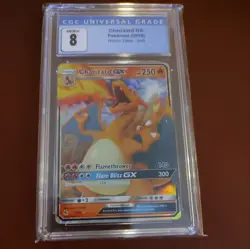 CGC Mint 9 & 8 Charizard GX Pokemon 9/68 & Promo Hidden Fates - Image 3