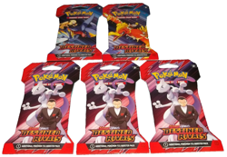 POKEMON TCG: (5) DESTINED RIVALS BLISTER SLEEVE BOOSTER PACKS NISP - Image 3