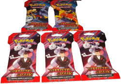 POKEMON TCG: (5) DESTINED RIVALS BLISTER SLEEVE BOOSTER PACKS NISP - Image 4