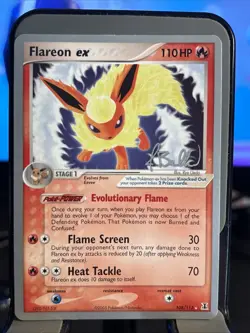 2006 pokemon world championship Flareon Ex 108/113 - Image 1