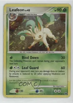 Leafeon Holo Pokemon Diamond & Pearl Majestic Dawn #7 2008 - Image 1