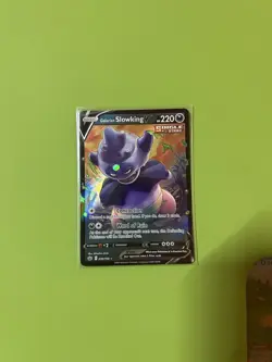 Pokemon Galarian Slowking V 099/198 Sword & Shield Chilling Reign Holo - Image 1