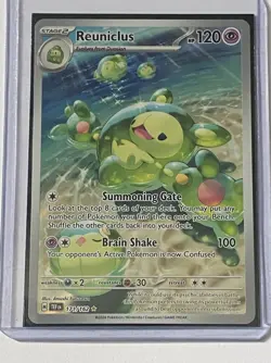Pokemon TCG Reuniclus SV: Temporal Forces 171/162 Illustration Rare Holo NM - Image 1