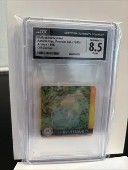 1999 Pokemon Action Flipz Premier Edition Bulbasaur/Ivysaur #05 CGC 8.5 Error - Image 1