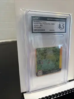 1999 Pokemon Action Flipz Premier Edition Bulbasaur/Ivysaur #05 CGC 8.5 Error - Image 3