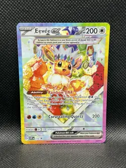 Eevee ex 174 PROMO BLACK STAR HOLO Prismatic Evolutions Pokemon English Foil TCG - Image 3