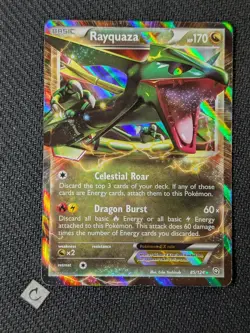 Rayquaza EX 85/124 - Dragons Exalted Ultra Rare Pokemon TCG HP - Image 1