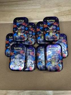 Lot of 10 Pokemon Mega Heroes Mini Tin *Factory Sealed* Mega Kangaskhan - Image 1