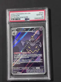 Pokemon TCG Dusknoir Illustration Rare 070/064 SV Shrouded Fable PSA 10 - Image 1