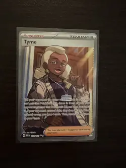 Tyme 143/131 Prismatic Evolutions Ultra Rare Pokemon TCG - Image 1