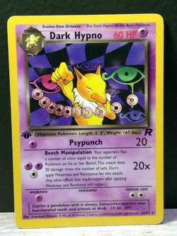 Pokemon TCG Dark Hypno 1st Edition 26/82 - Team Rocket Non-Holo - Near Mint - Image 1