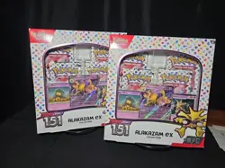 Pokemon TCG Scarlet and Violet-151 Alakazam ex Collection Box-4 Packs (1 Box) - Image 1