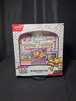 Pokemon TCG Scarlet and Violet-151 Alakazam ex Collection Box-4 Packs (1 Box) - Image 3