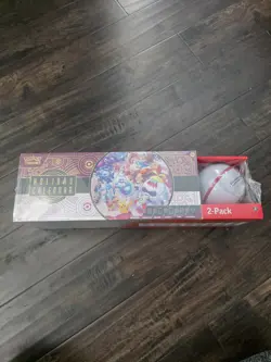 2025 Pokemon TCG Holiday Calendar + Moon Ball Pokeball COSTCO 2-Pack Sealed New - Image 1
