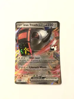 Iron Treads EX SVI 143/198 POKEMON Play Prize Pack Series 3 Stamped Star Holo - Image 1