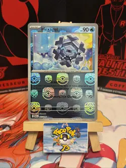 Carte Pokemon Hexagel 027/086 MASTERBALL EV10.5 Foudre Noire FR NEUVE - Image 1