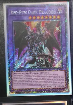 Yu-GI-OH! Red-Eyes Dark Dragoon (Platinum Secret Rare) NM - Image 1
