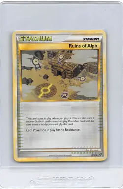 RUINS OF ALPH 76/90 - NON-Holo - UNCOMMON - HGSS Undaunted - POKEMON Card - NM - Image 1