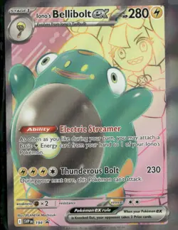 SV: Scarlet & Violet Promo Cards #194 Iono's Bellibolt ex Holo - Image 1