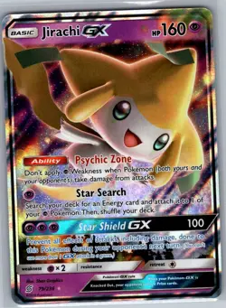 Jirachi GX 79/236 SM - Unified Minds - Pokemon Card - NM - Image 1
