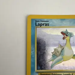 Lapras Fossil Edition Holo Pokemon Card EX/LP Condition Rare 10/62 Foil - Image 3