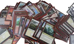 Gamecenic Red Card Deck Box W/ Dice Tray & Magic The Gathering Cards - Image 5