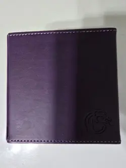 BCW Purple Deck Vault LX Leatherette Collectible Gaming Card Storage Box - Image 1