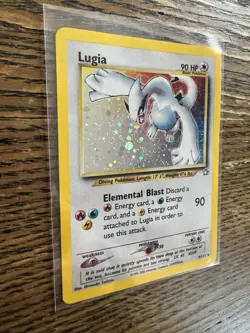 Pokemon TCG Lugia Neo Genesis Holo Rare Card 9/111 LP/MP Condition - Image 4