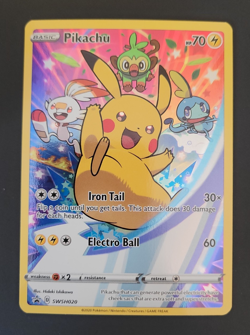 Pikachu SWSH020 Pokemon Sword & Shield Promo Cards Holo NM - Image 1
