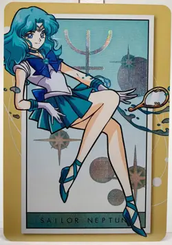 Sailor Neptune - Sailor Moon Anime Holo Custom Card ACG/CCG - Image 1