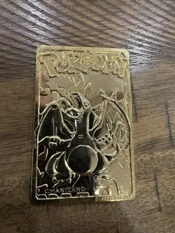 1999 Pokemon Charizard 23K Gold Plated Trading Card Nintendo Limited Edition 2oz - Image 1
