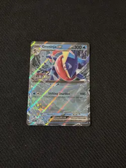 Pokemon TCG Stellar Crown Set: Greninja ex 041/142 Stamped Promo Card - NM - Image 1