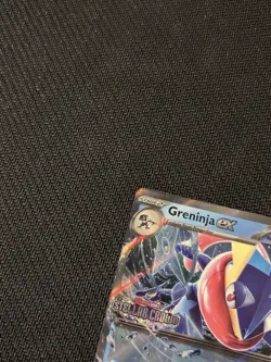 Pokemon TCG Stellar Crown Set: Greninja ex 041/142 Stamped Promo Card - NM - Image 2