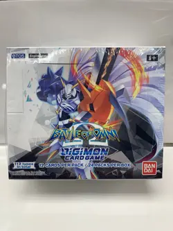 2021 DIGIMON CARD GAME BATTLE OF OMNI BOOSTER BOX SEALED ENGLISH NEW 24 PACKS - Image 1