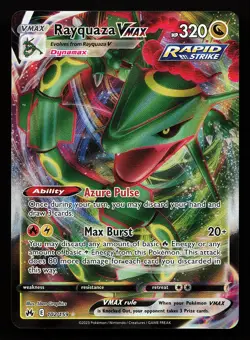 Rayquaza VMAX 102/159 Ultra Rare Crown Zenith Pokemon Card - Image 1