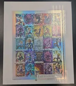 Dragon Ball Super Fusion World Card Game FB01 Uncut Sheet Awakened Pulse - Image 1