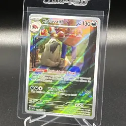 Mabosstiff 218/198 - Scarlet & Violet Base Set - Illustration Rare Pokemon Card - Image 1